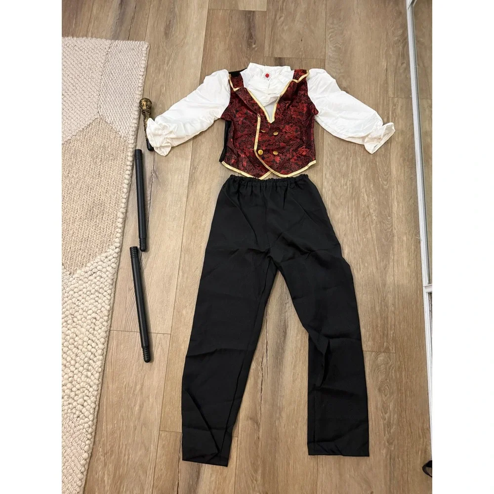 spooktacular creations vampire halloween costume kids size medium (8-10 yrs)